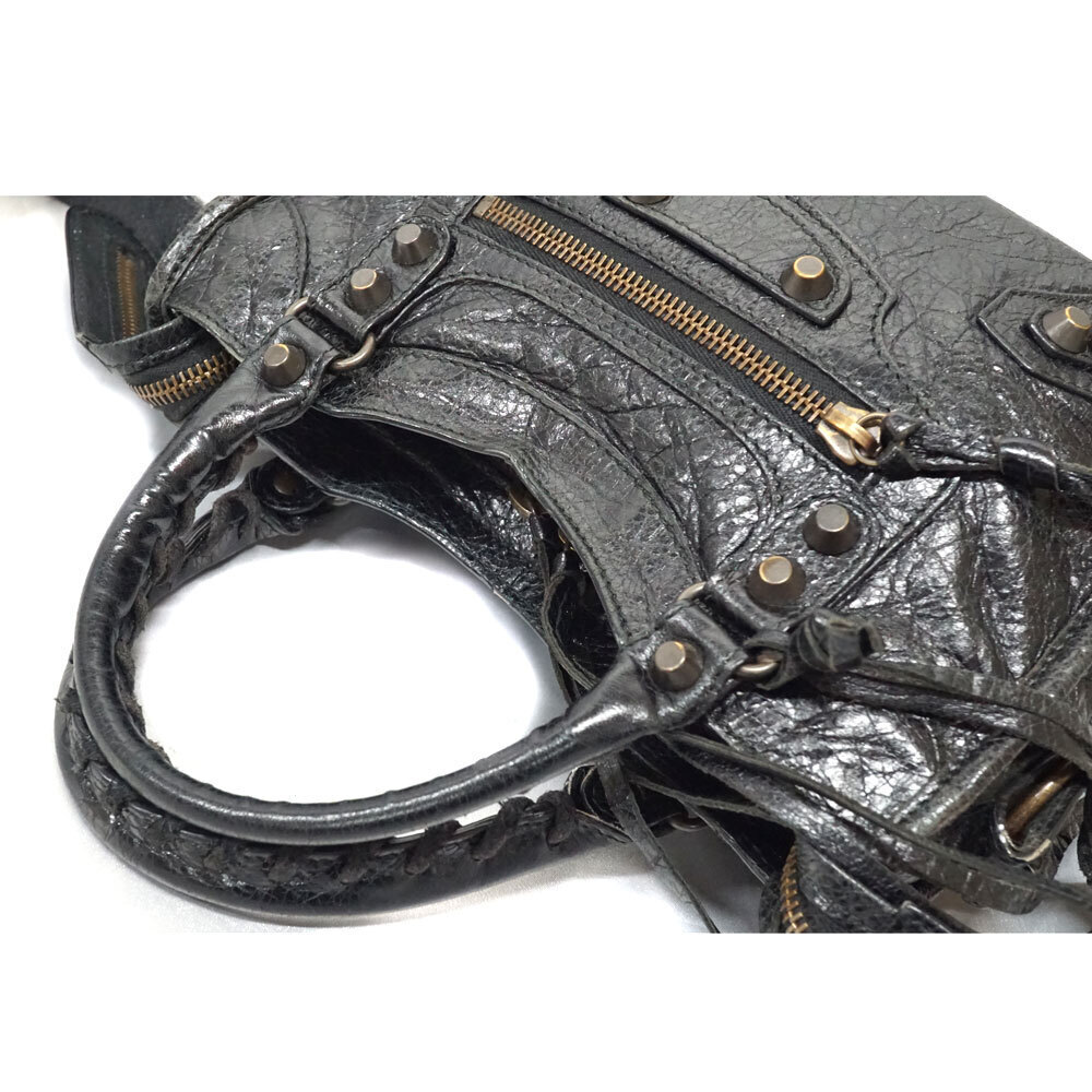 Balenciaga City Handbag Shoulder Bag Leather - Picture 7 of 11